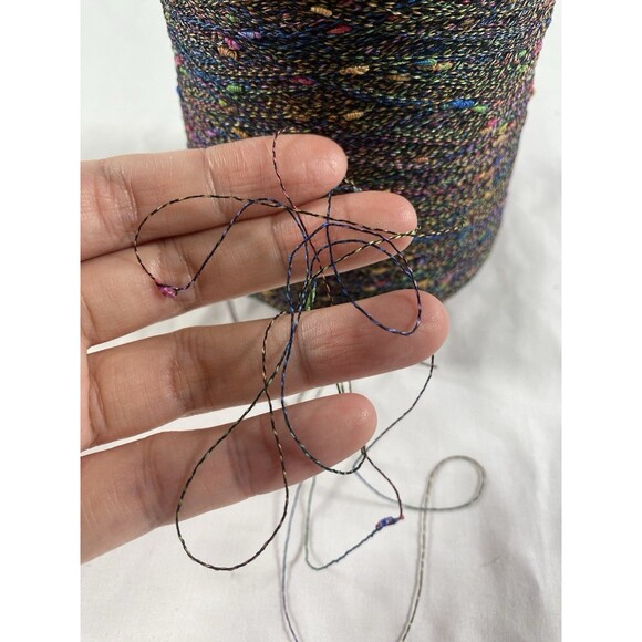 Fancy Cone Yarn Colorful Slub Yarn Thread Clothes Needlework 320g #385 - Picture 3 of 3